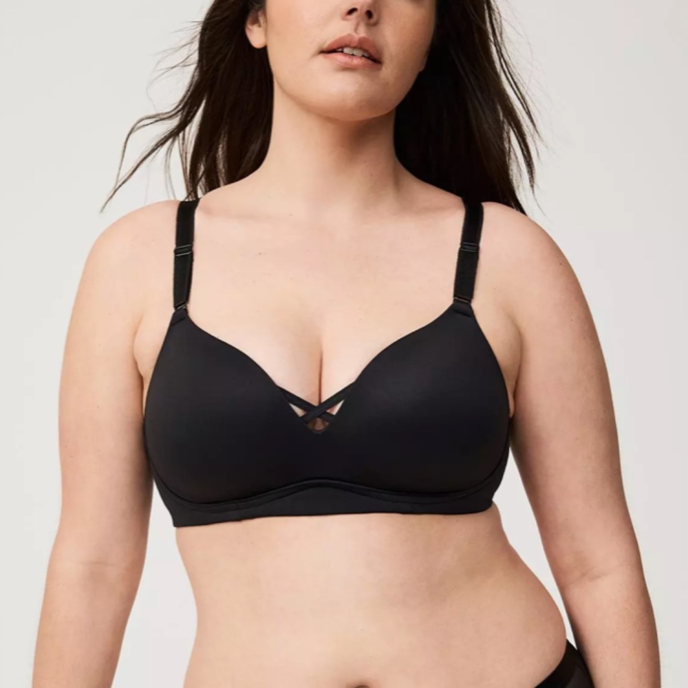 Torrid Dream Wire-Free Push-Up Bra – Black, Size 42C, NWT - Picture 2 of 12